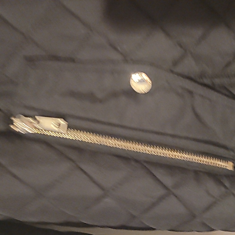 NWOT Tommy Hilfiger Quilted Black Coat Size XL - Picture 3 of 6